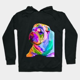 Pet Shar Pei Dog Art Hoodie